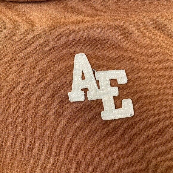 American Eagle Men's Hoodie Large Sweatshirt With Front Pocket & Sewn on Letteri - Picture 4 of 11